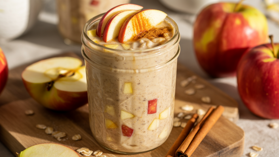 apple cinnamon overnight oats