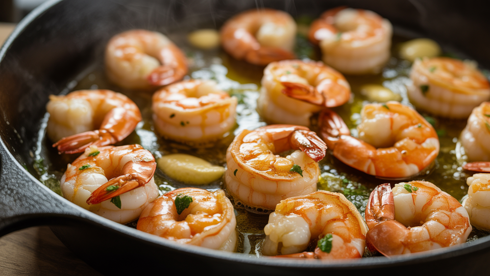 garlic shrimp skillet recipe