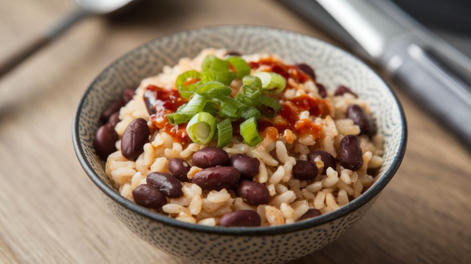 rice and bean bowl
