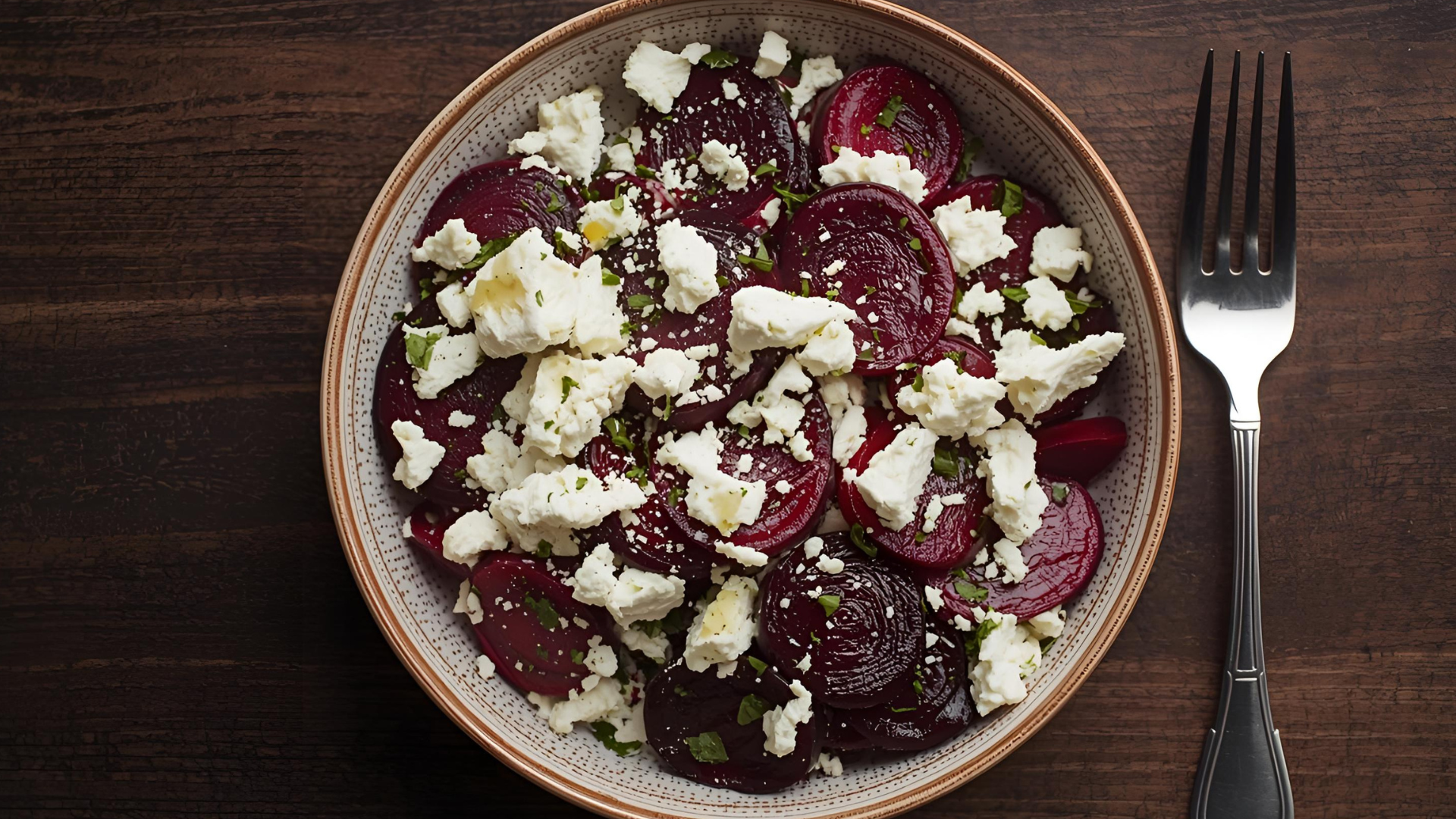 roadted beet feta bowl