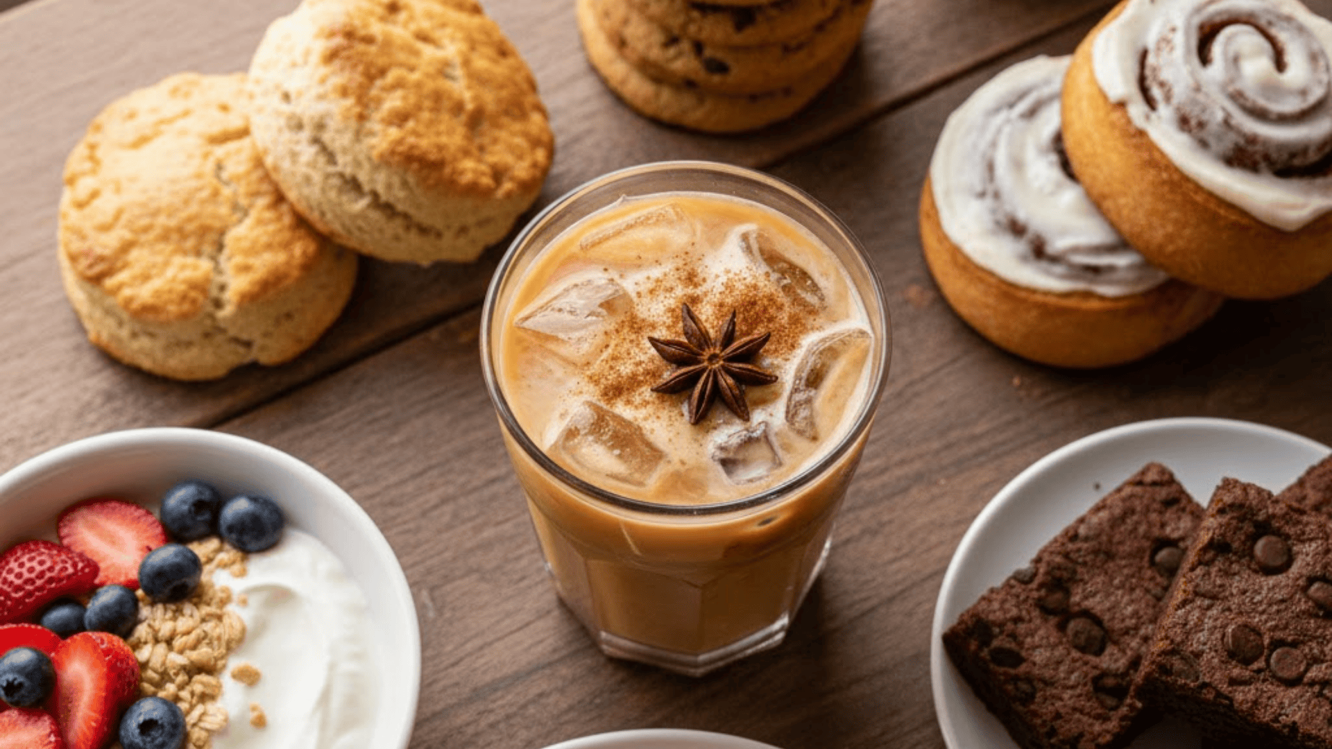 what to eat with an iced chai tea latte